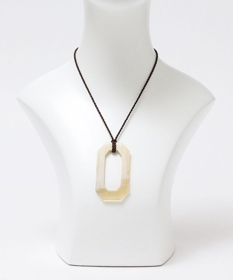 SHIPS「SHIPS: HORN OCTAGONAL NECKLACE」|ネックレス|