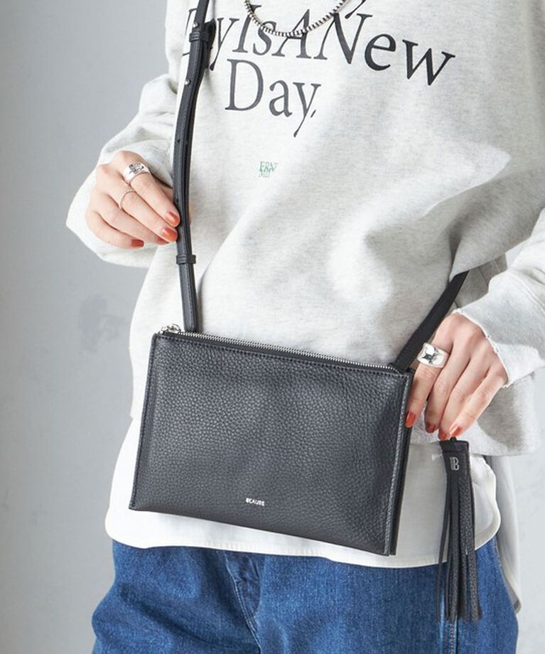 SHIPS for women「BEAURE:マルチ ケース ショルダー◇」|ショルダー・メッセンジャー|ブラック