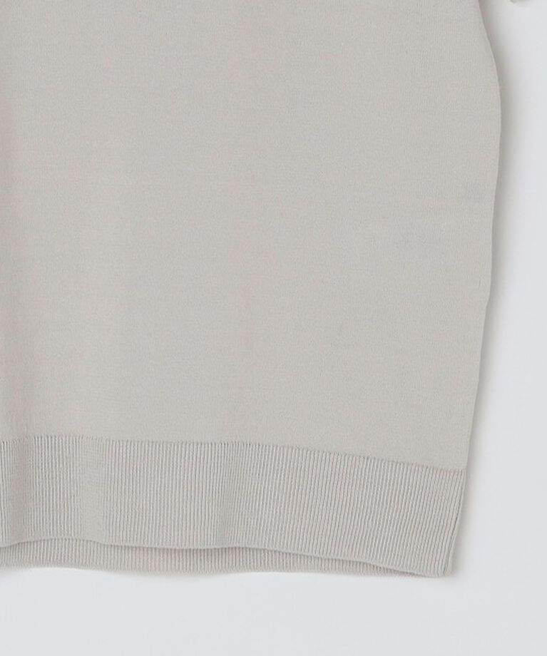 SHIPS「SHIPS: 〈手洗い可能〉 14ゲージ TEXBRID(R) リネン ニット Tシャツ」|ニット・セーター|