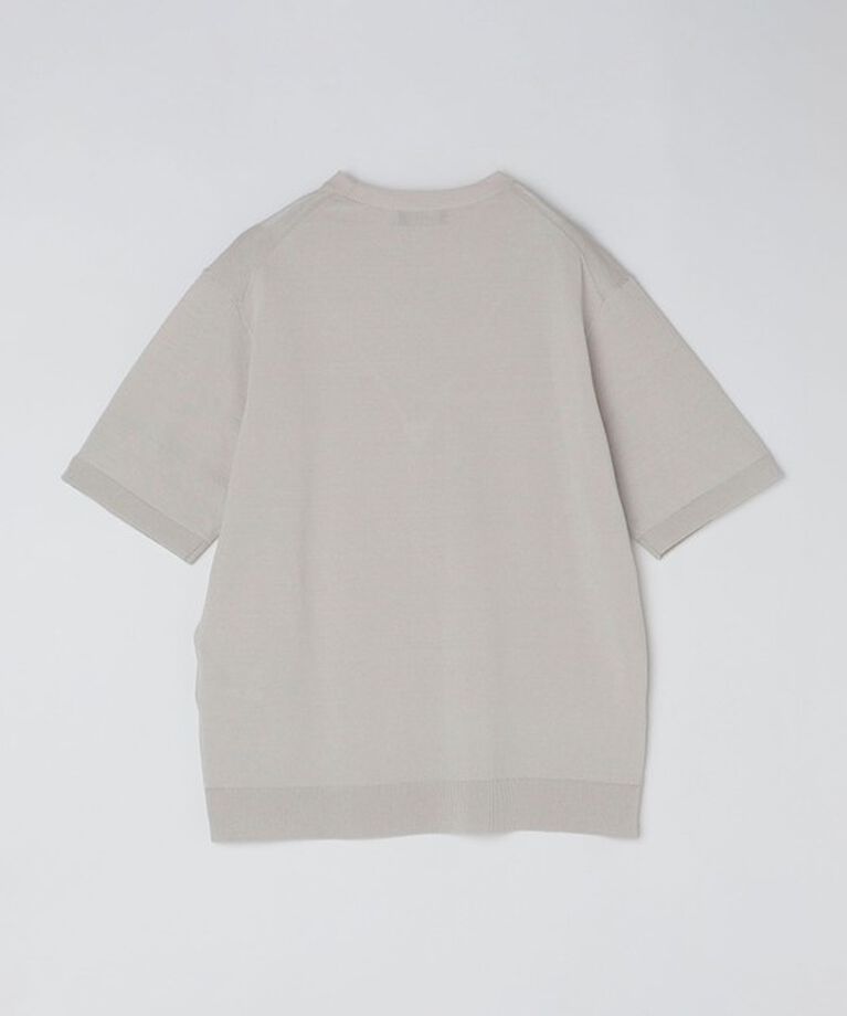 SHIPS「SHIPS: 〈手洗い可能〉 14ゲージ TEXBRID(R) リネン ニット Tシャツ」|ニット・セーター|
