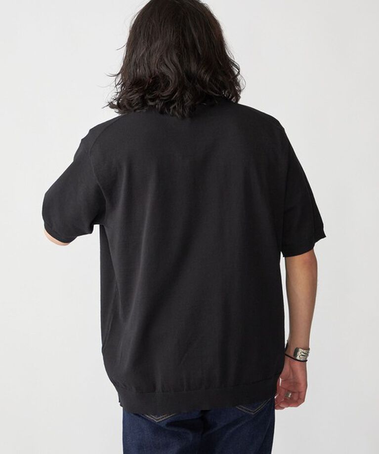 SHIPS「SHIPS: 〈手洗い可能〉 14ゲージ TEXBRID(R) リネン ニット Tシャツ」|ニット・セーター|