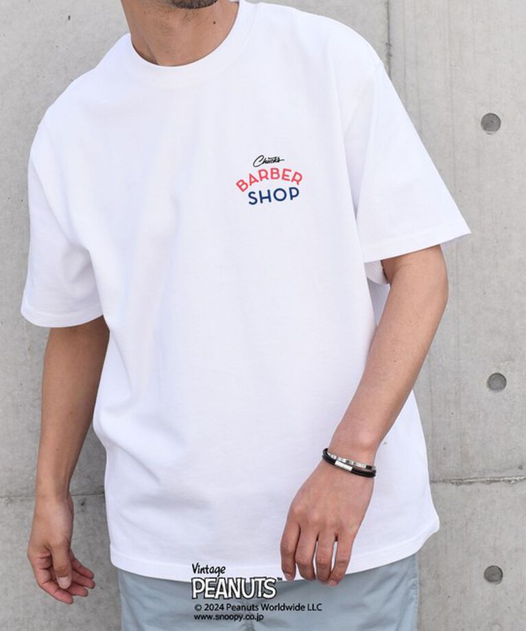 SHIPS any「SHIPS any: SNOOPY コラボ カルチャー グラフィック バック プリント Tシャツ◆」|Tシャツ・カットソー|