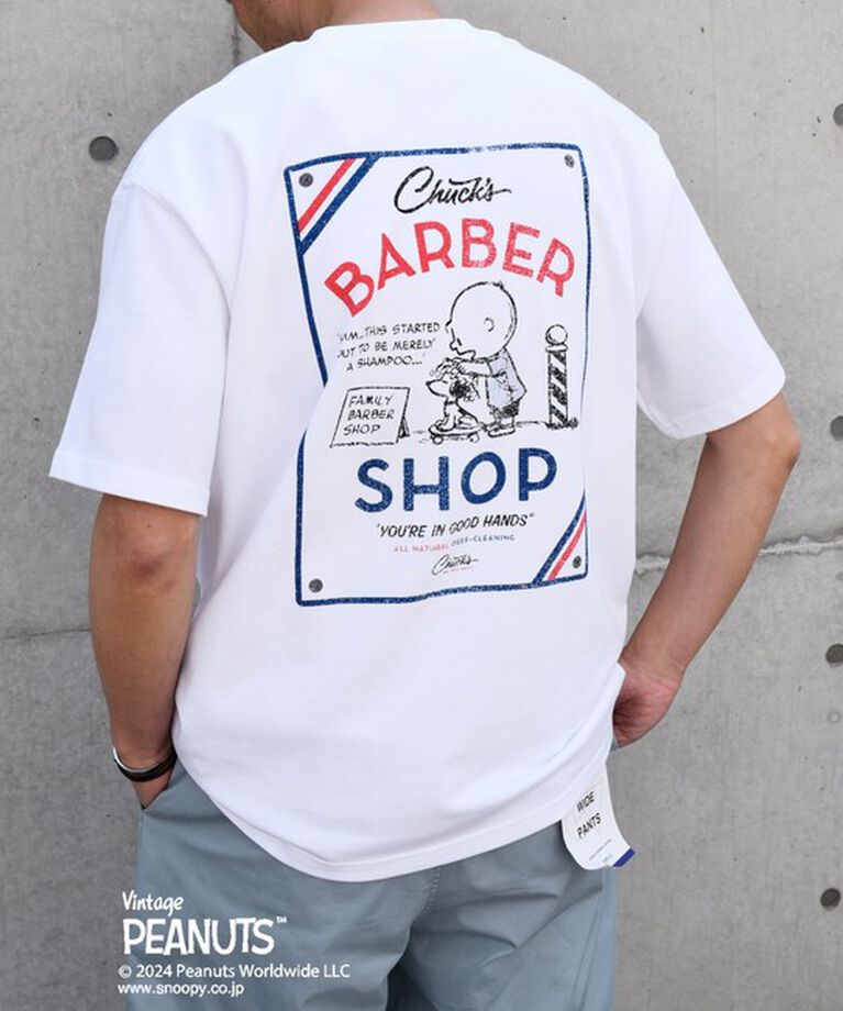 SHIPS any「SHIPS any: SNOOPY コラボ カルチャー グラフィック バック プリント Tシャツ◆」|Tシャツ・カットソー|