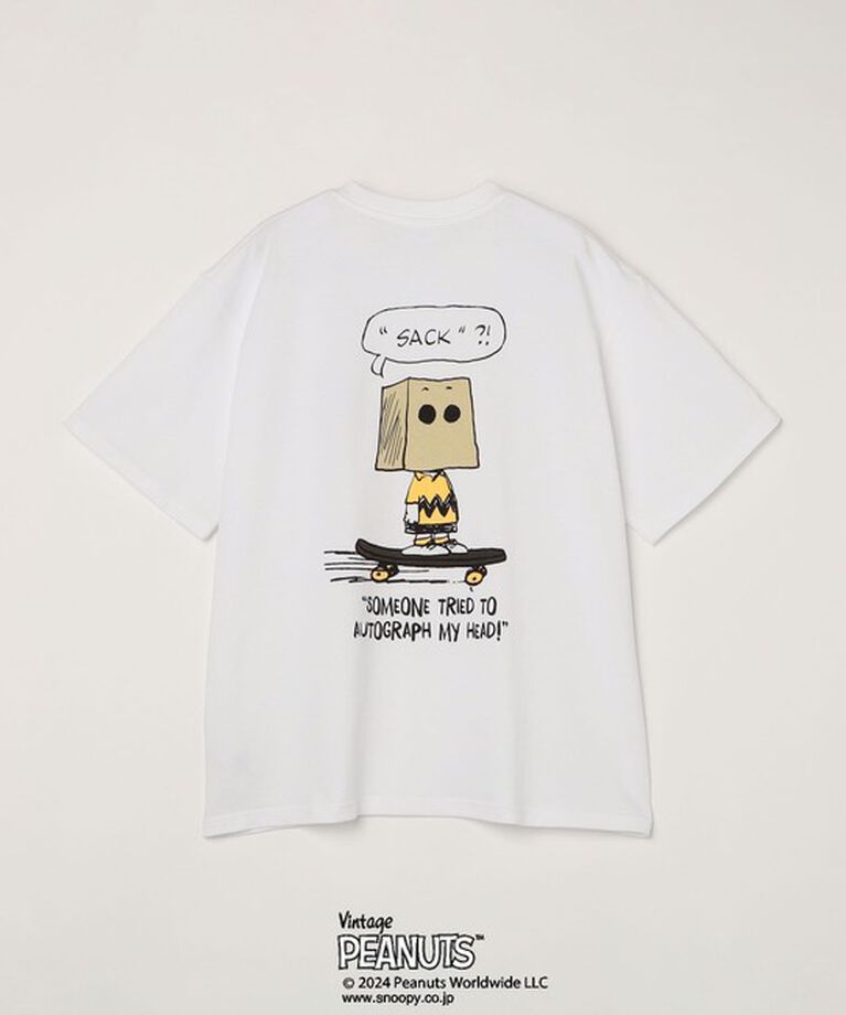 SHIPS any「SHIPS any: SNOOPY コラボ カルチャー グラフィック バック プリント Tシャツ◆」|Tシャツ・カットソー|