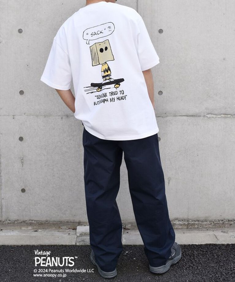 SHIPS any「SHIPS any: SNOOPY コラボ カルチャー グラフィック バック プリント Tシャツ◆」|Tシャツ・カットソー|