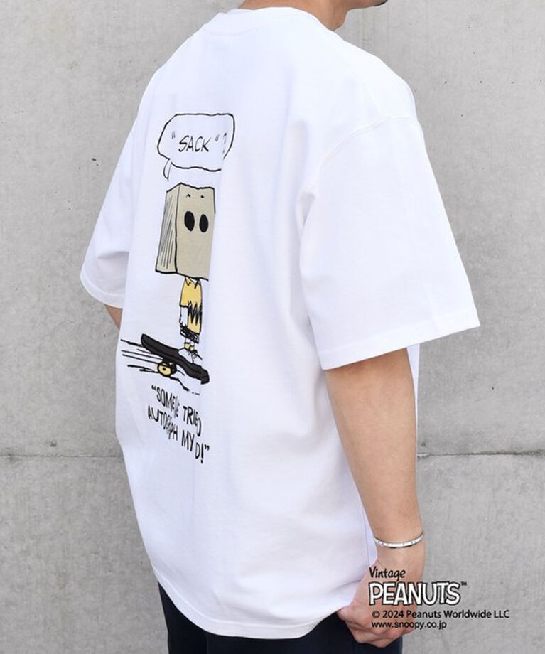 SHIPS any「SHIPS any: SNOOPY コラボ カルチャー グラフィック バック プリント Tシャツ◆」|Tシャツ・カットソー|