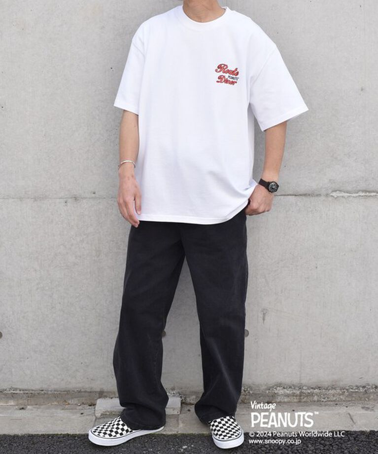 SHIPS any「SHIPS any: SNOOPY コラボ カルチャー グラフィック バック プリント Tシャツ◆」|Tシャツ・カットソー|