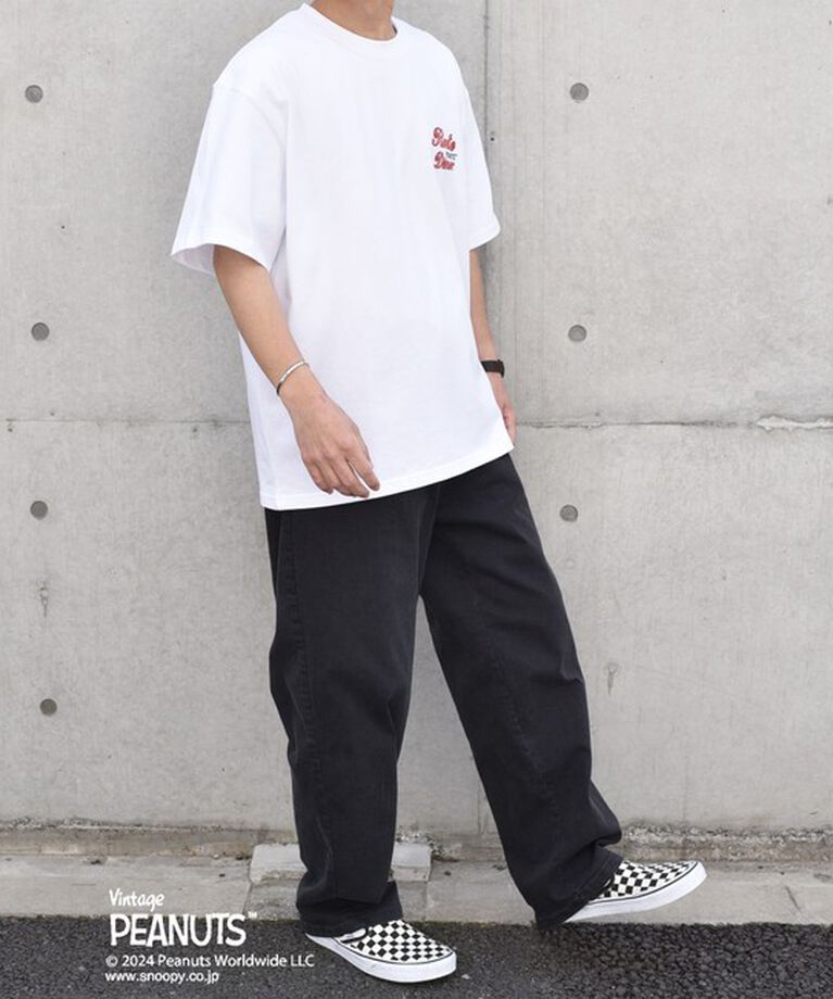 SHIPS any「SHIPS any: SNOOPY コラボ カルチャー グラフィック バック プリント Tシャツ◆」|Tシャツ・カットソー|