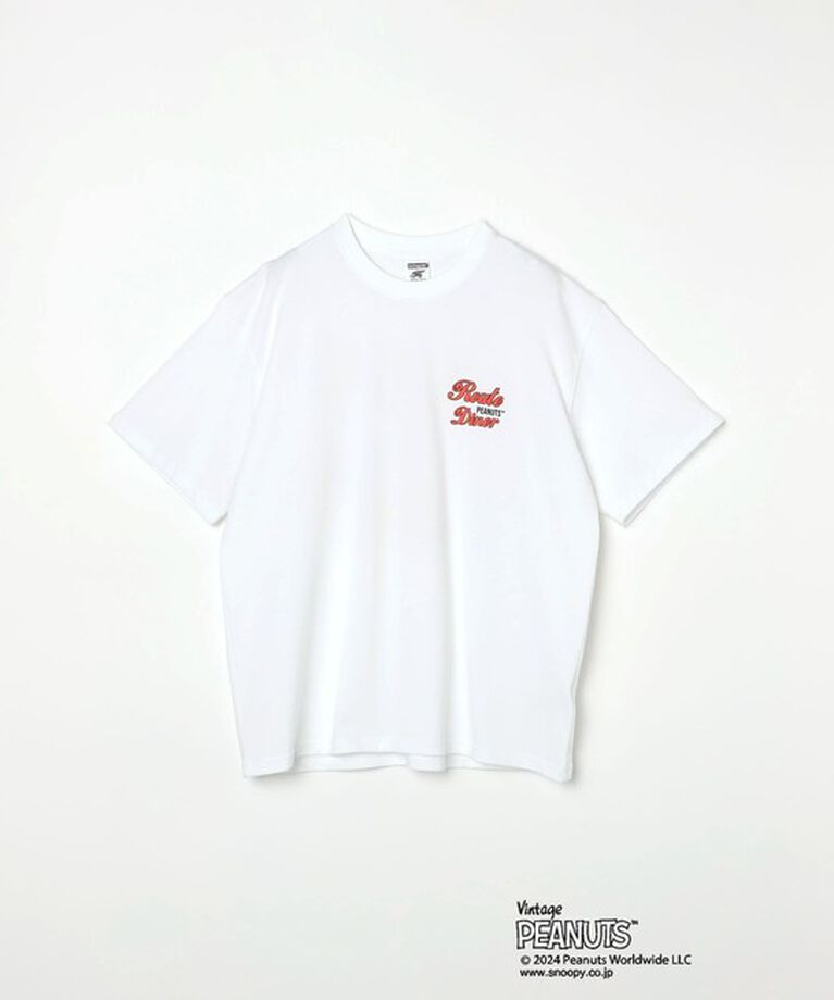 SHIPS any「SHIPS any: SNOOPY コラボ カルチャー グラフィック バック プリント Tシャツ◆」|Tシャツ・カットソー|