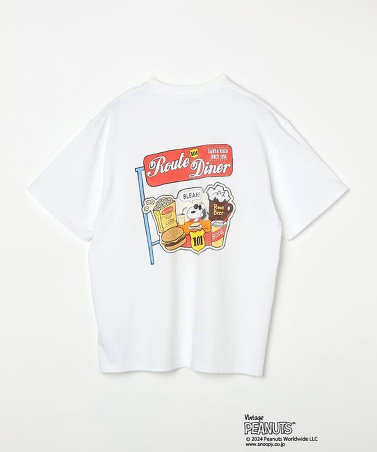 SHIPS any「SHIPS any: SNOOPY コラボ カルチャー グラフィック バック プリント Tシャツ◆」|Tシャツ・カットソー|
