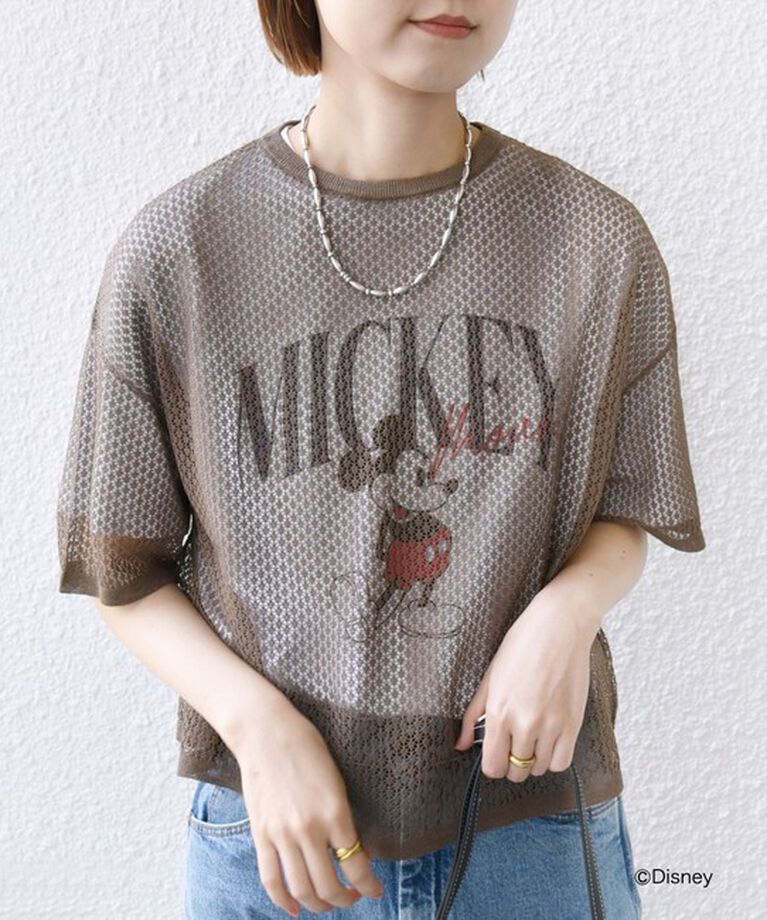 SHIPS for women「〈手洗い可能〉メッシュ編 半袖 ニット プルオーバー」|ニット・セーター|