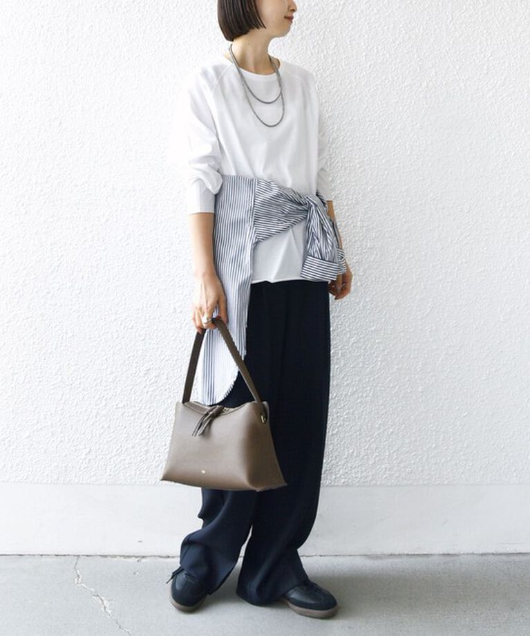 SHIPS for women「〈手洗い可能〉ベースボール TEE」|Tシャツ・カットソー|