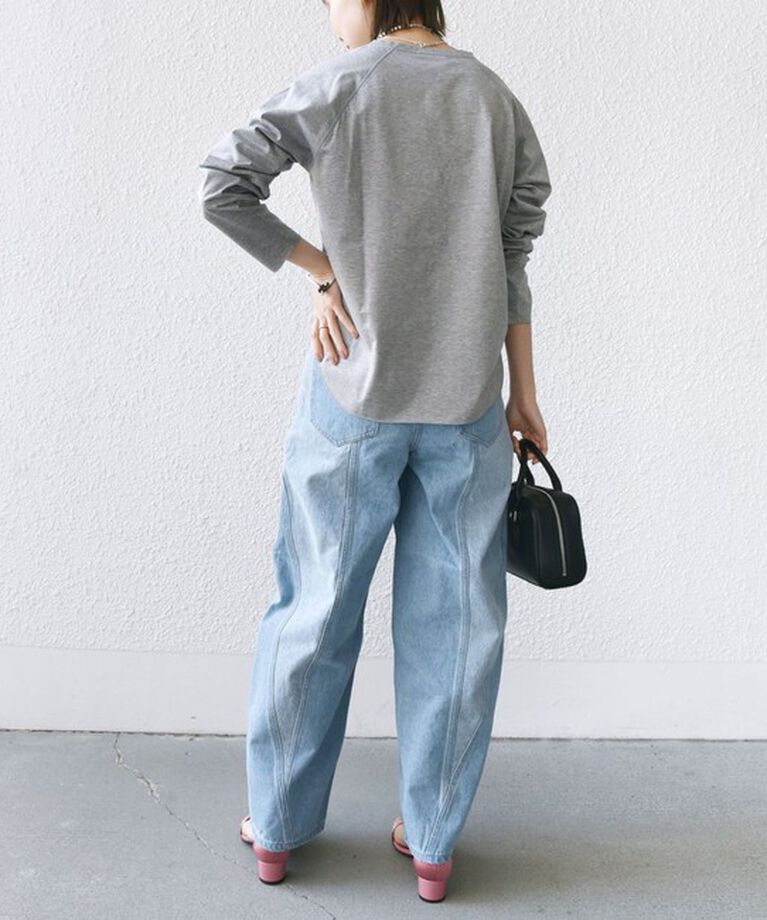 SHIPS for women「〈手洗い可能〉ベースボール TEE」|Tシャツ・カットソー|