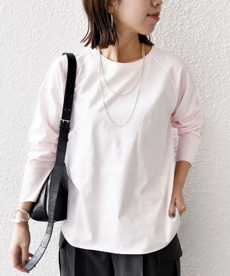 SHIPS for women「〈手洗い可能〉ベースボール TEE」|Tシャツ・カットソー|