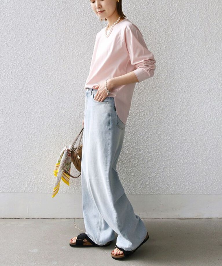 SHIPS for women「〈手洗い可能〉ベースボール TEE」|Tシャツ・カットソー|