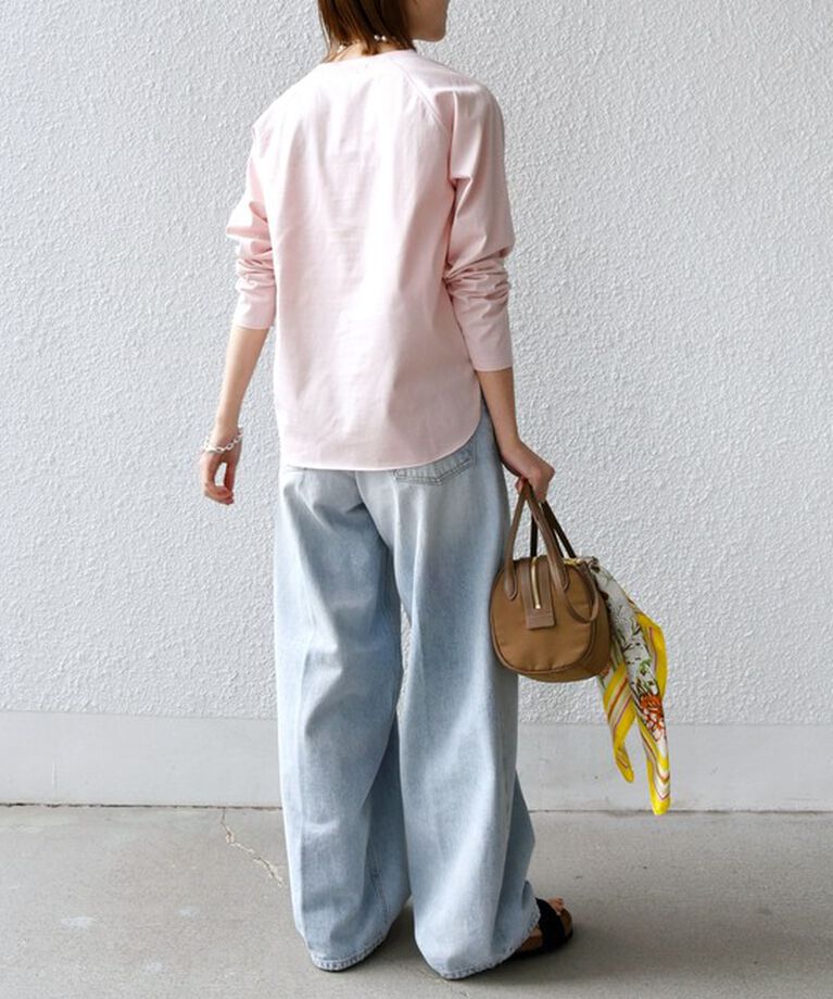 SHIPS for women「〈手洗い可能〉ベースボール TEE」|Tシャツ・カットソー|