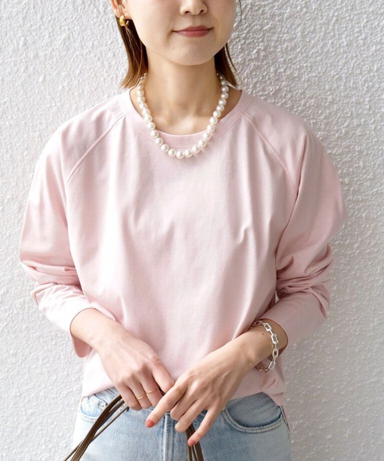 SHIPS for women「〈手洗い可能〉ベースボール TEE」|Tシャツ・カットソー|