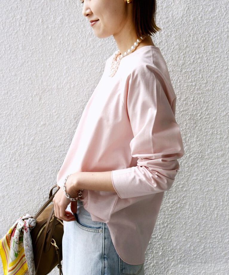 SHIPS for women「〈手洗い可能〉ベースボール TEE」|Tシャツ・カットソー|