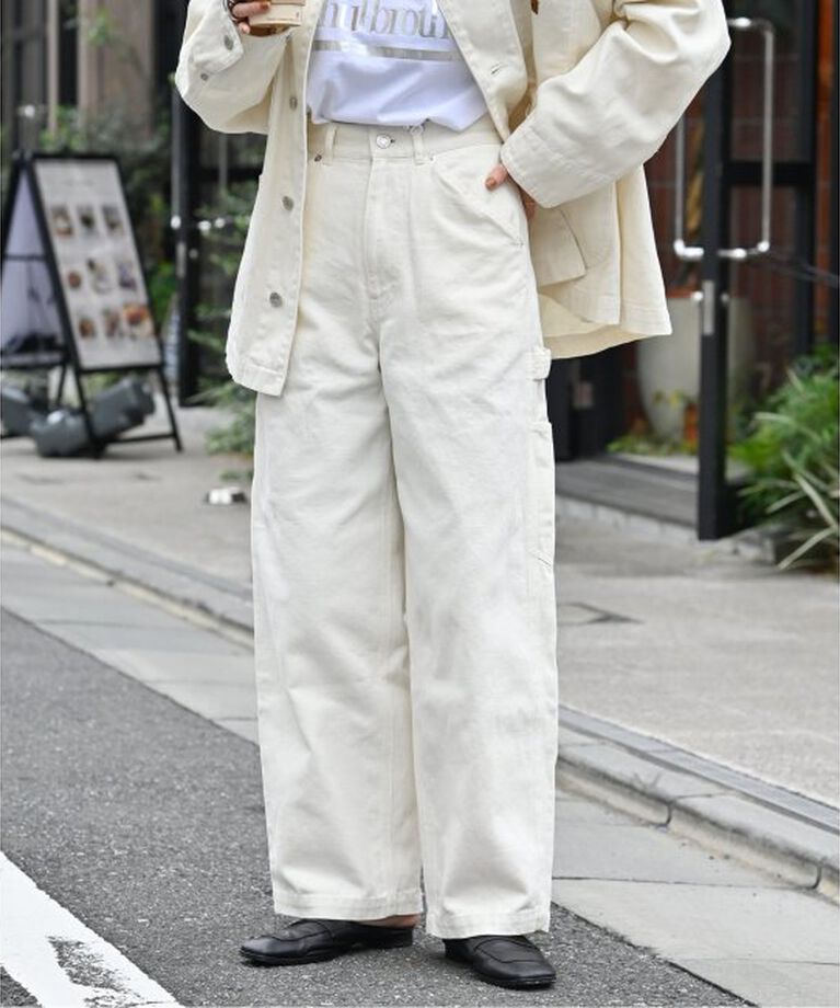 OUTDOOR PRODUCTS Usual Things「ULT ダックペインターパンツ」|デニム|