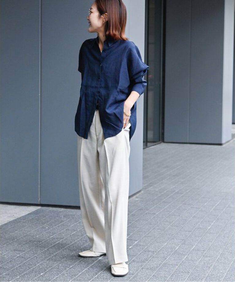 OUTDOOR PRODUCTS Usual Things「レーヨンリネンシャツ」|シャツ・ブラウス|