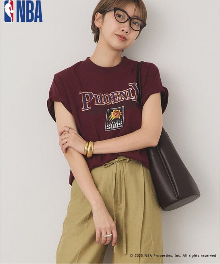 OUTDOOR PRODUCTS Usual Things「OFF THE COURT by NBA / オフ ザ コート バイ NBA 別注 TEE」|Tシャツ・カットソー|ボルドー