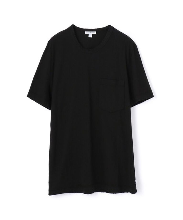 JAMES PERSE「コットン ポケット付きTシャツ MSX3349G」|Tシャツ・カットソー|19 ブラック