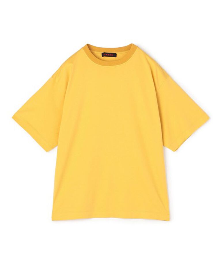 CABaN「CABaN コットン ドロップショルダークルーネックプルオーバー」|Tシャツ・カットソー|21 ライトイエロー