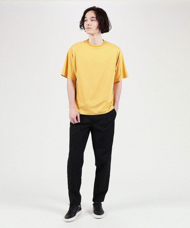 CABaN「CABaN コットン ドロップショルダークルーネックプルオーバー」|Tシャツ・カットソー|