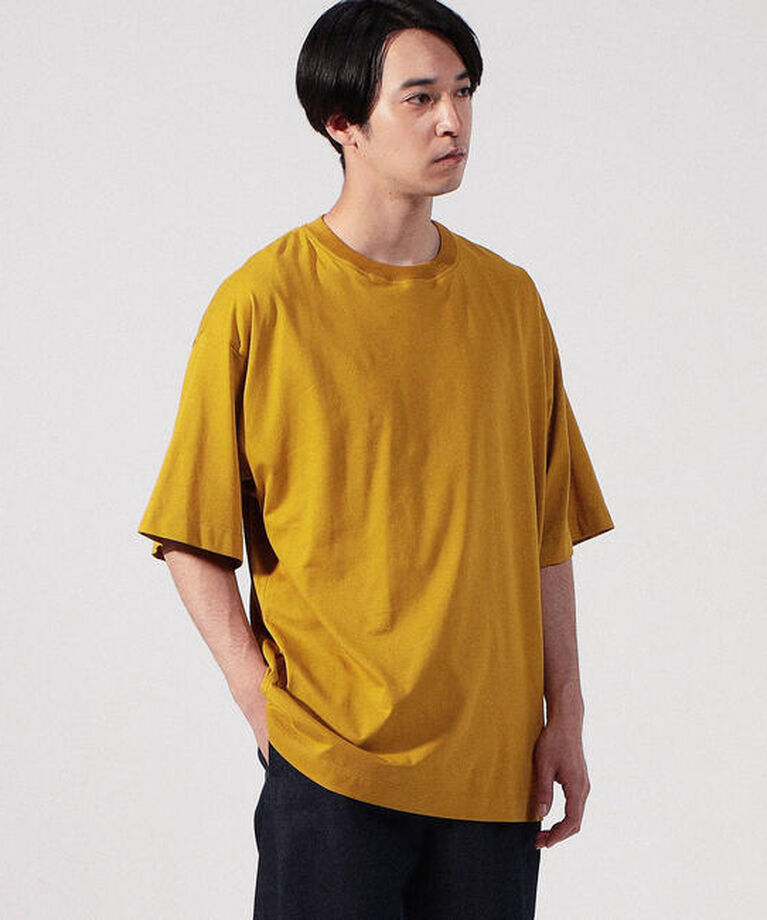 CABaN「CABaN コットン ドロップショルダークルーネックプルオーバー」|Tシャツ・カットソー|