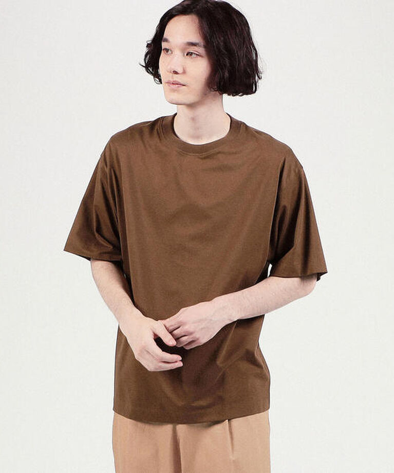 CABaN「CABaN コットン ドロップショルダークルーネックプルオーバー」|Tシャツ・カットソー|