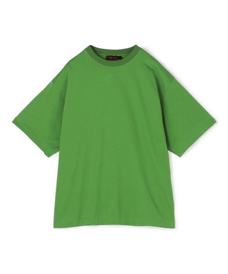 CABaN「CABaN コットン ドロップショルダークルーネックプルオーバー」|Tシャツ・カットソー|55 グリーン