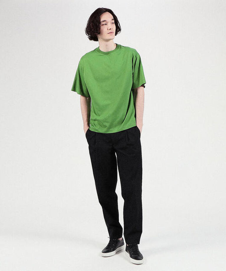 CABaN「CABaN コットン ドロップショルダークルーネックプルオーバー」|Tシャツ・カットソー|