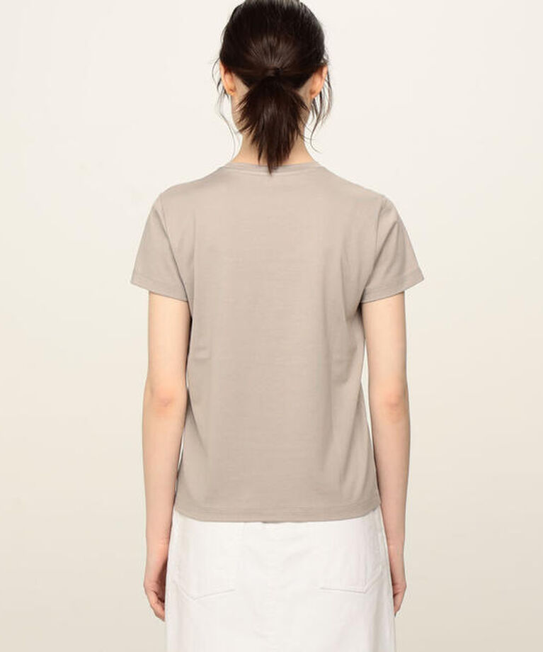 GALERIE VIE「ファインコットン クルーネックプルオーバー」|Tシャツ・カットソー|