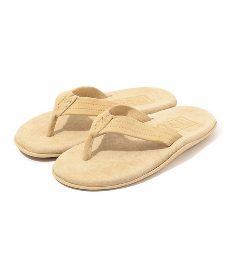 TOMORROWLAND GOODS「ISLAND SLIPPER PT203 スエードトングサンダル」|サンダル|23 イエロー