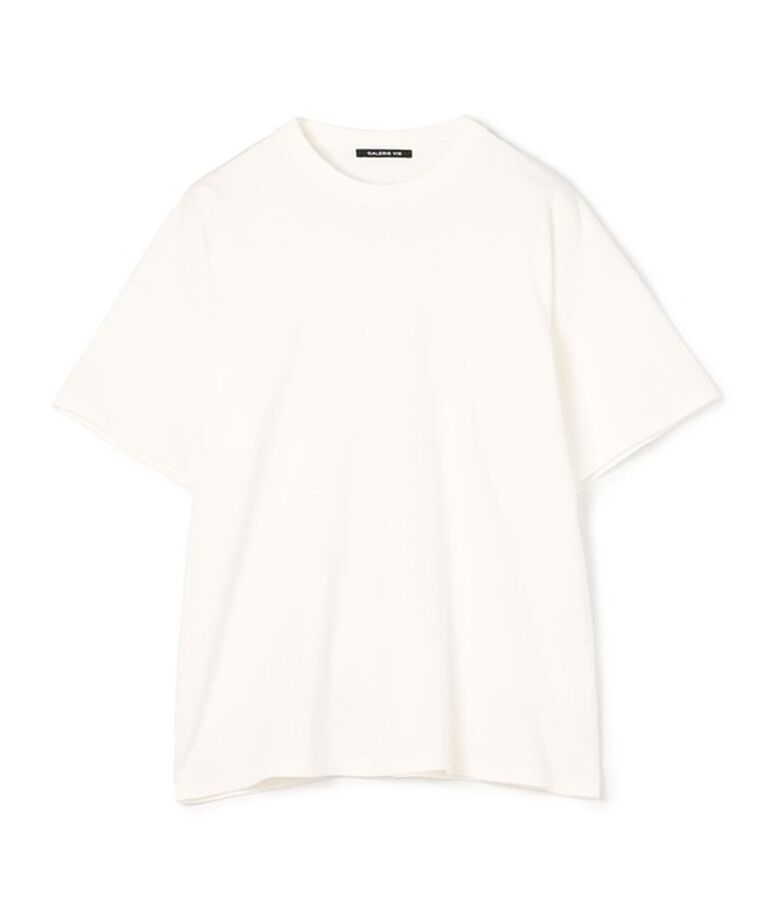 GALERIE VIE「コットンジャージー ハーフスリーブプルオーバー」|Tシャツ・カットソー|11 ホワイト