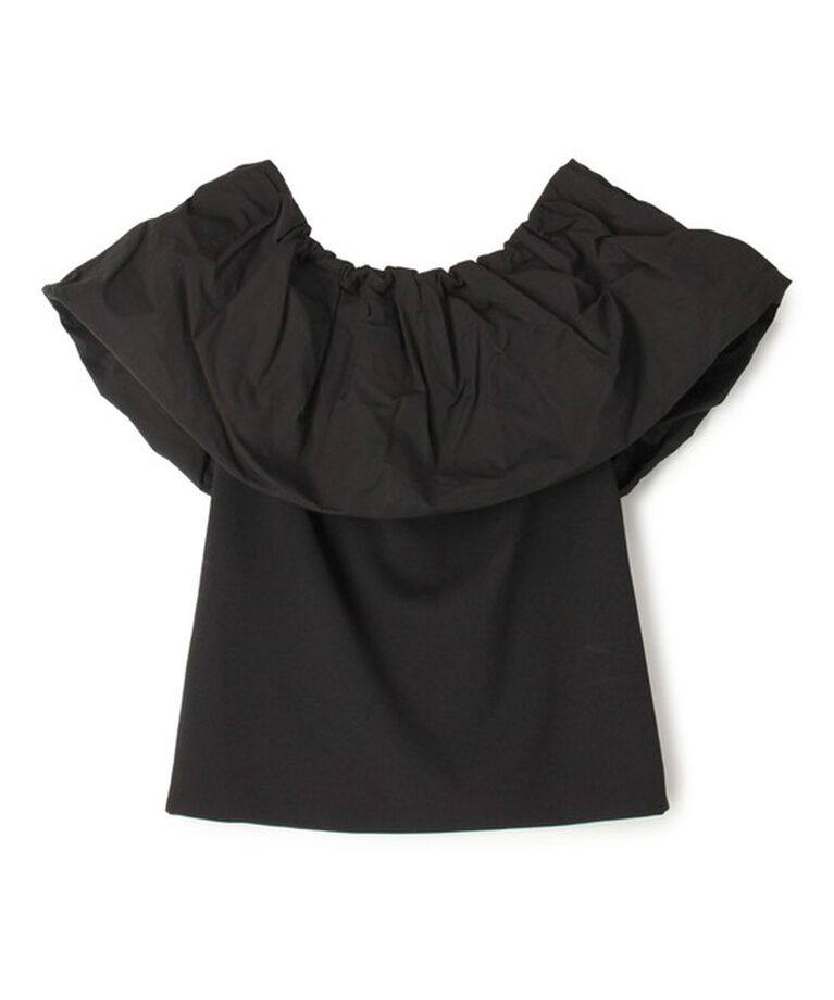 TOMORROWLAND BUYING WEAR「FLICKA ラッフルカラーブラウス」|シャツ・ブラウス|19 ブラック
