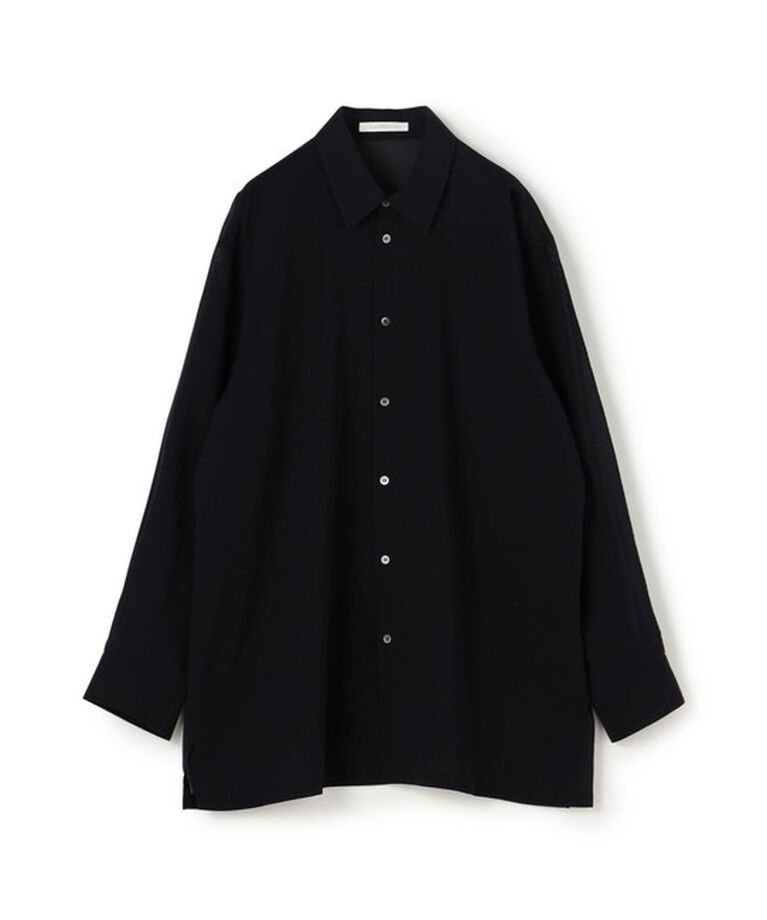GALERIE VIE「コットンボイルブロード ロングスリーブシャツ」|シャツ・ブラウス|69 ネイビー