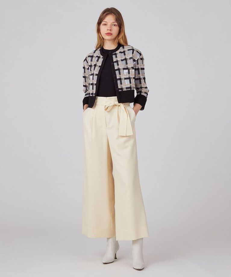 Ballsey「ライトカルゼ ベルテッドパンツ」|スラックス|