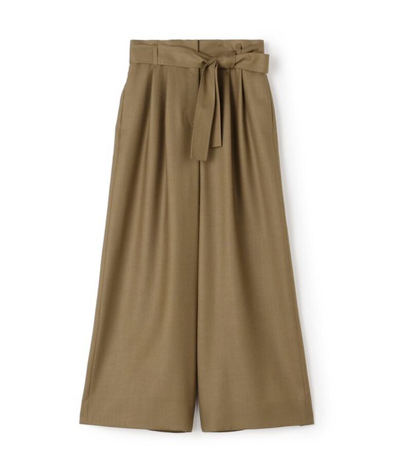 Ballsey「ライトカルゼ ベルテッドパンツ」|スラックス|45 キャメル