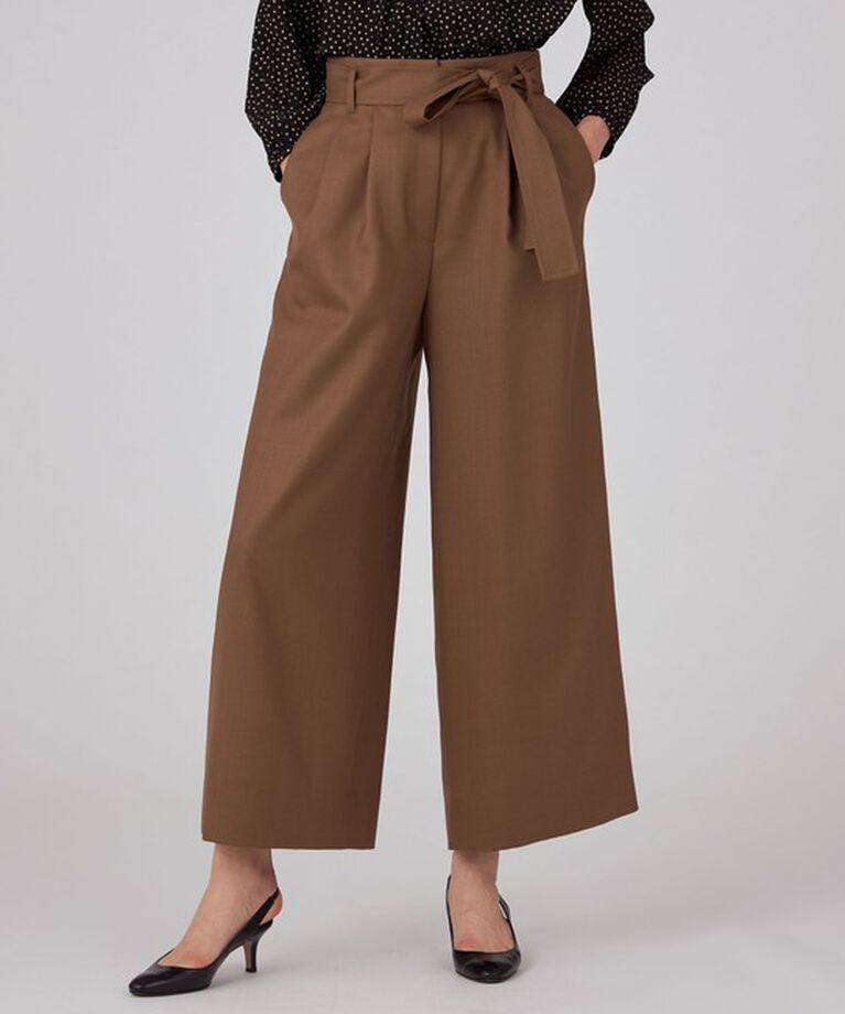 Ballsey「ライトカルゼ ベルテッドパンツ」|スラックス|