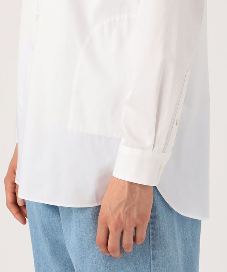 GALERIE VIE「ハイカウントサテン ロングスリーブシャツ」|シャツ・ブラウス|