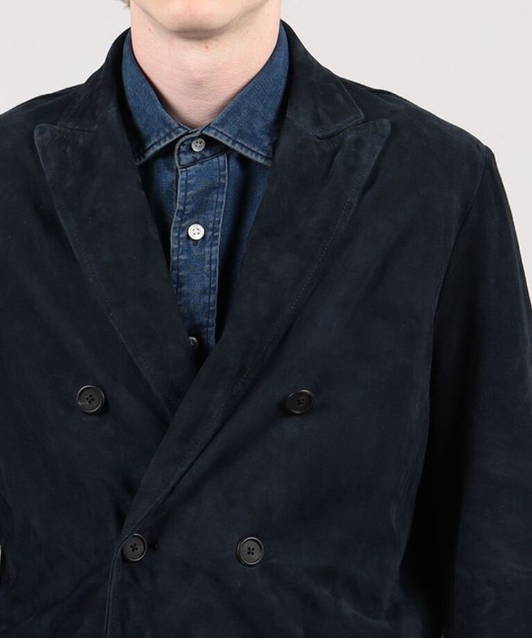 TOMORROWLAND MENS「【別注】EMMETI ゴートスエード ダブルブレステッド6Bジャケット DARMAZIO」|テーラードジャケット|