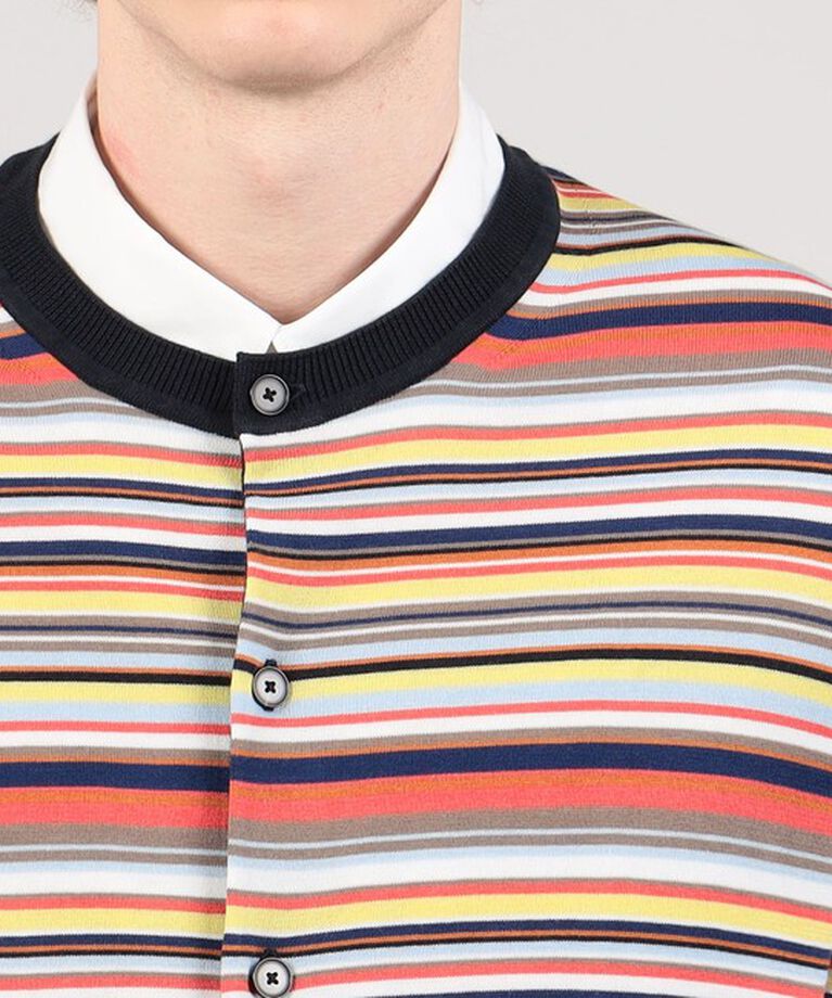 TOMORROWLAND MENS「TOMORROWLAND tricot ギザコットン クルーネックカーディガン」|カーディガン|