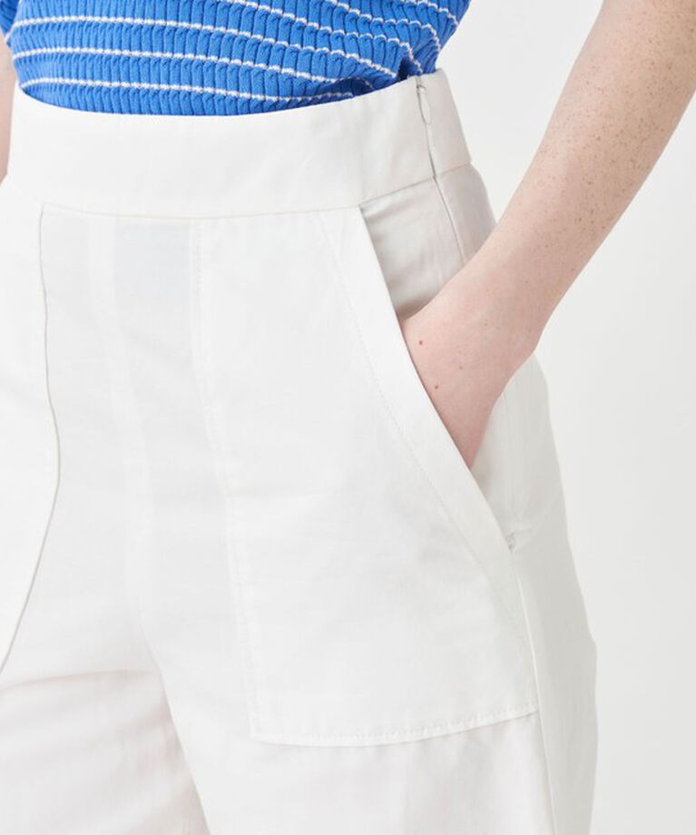 MACPHEE「コットンリネンツイル ストレートパンツ」|その他|
