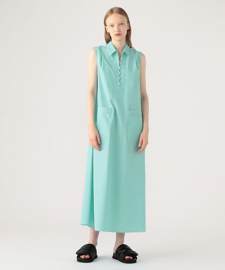 CABaN「CABaN コットンシャンブレー ロングワンピース」|ワンピース|