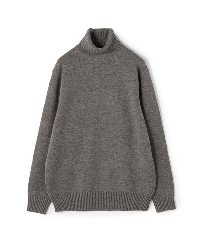 TOMORROWLAND MENS「TOMORROWLAND tricot スーパーファインラムウール タートルネックニット」|ニット・セーター|15 グレー
