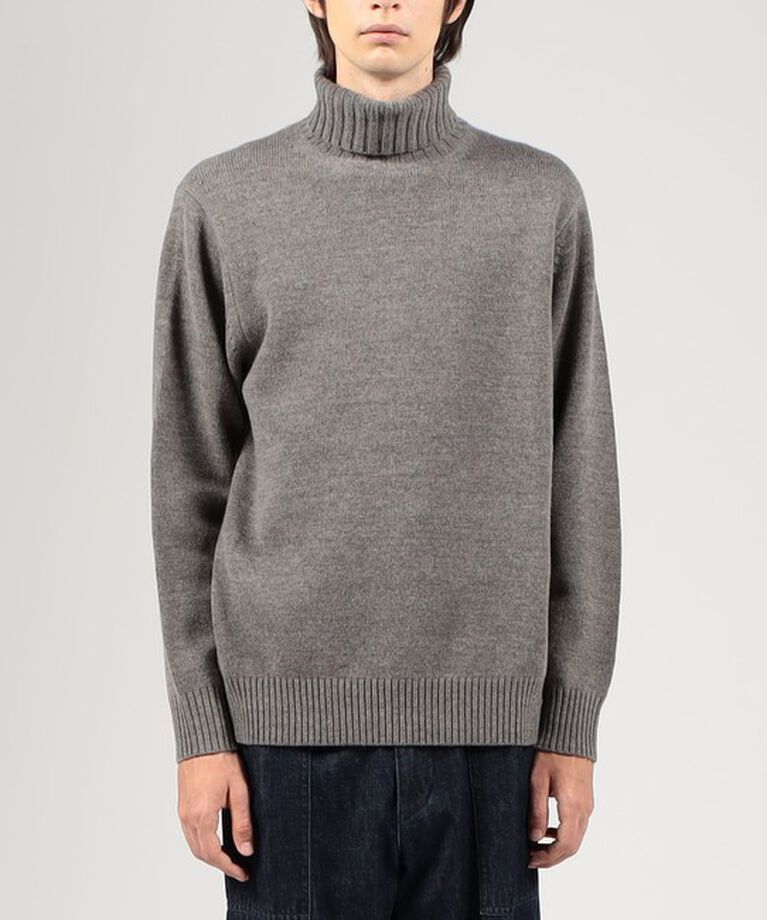 TOMORROWLAND MENS「TOMORROWLAND tricot スーパーファインラムウール タートルネックニット」|ニット・セーター|