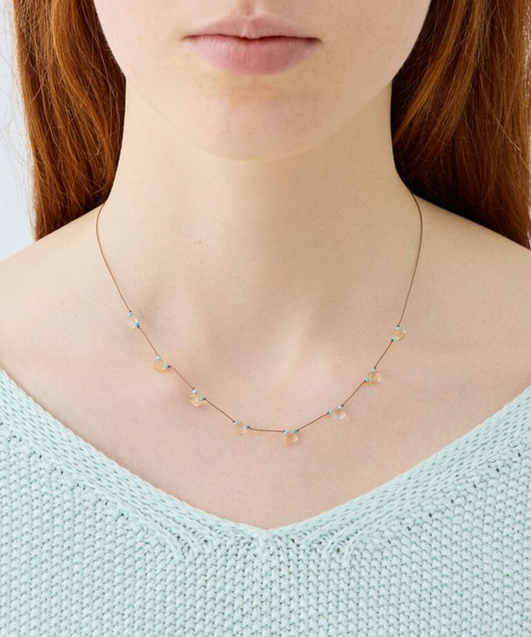 TOMORROWLAND GOODS「 SEE REAL FLOWERS CITRINE PETAL ネックレス」|ネックレス|