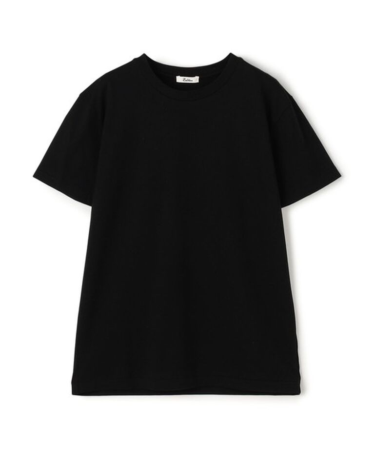 Edition「ピマコットン ハーフスリーブトップス」|Tシャツ・カットソー|19 ブラック