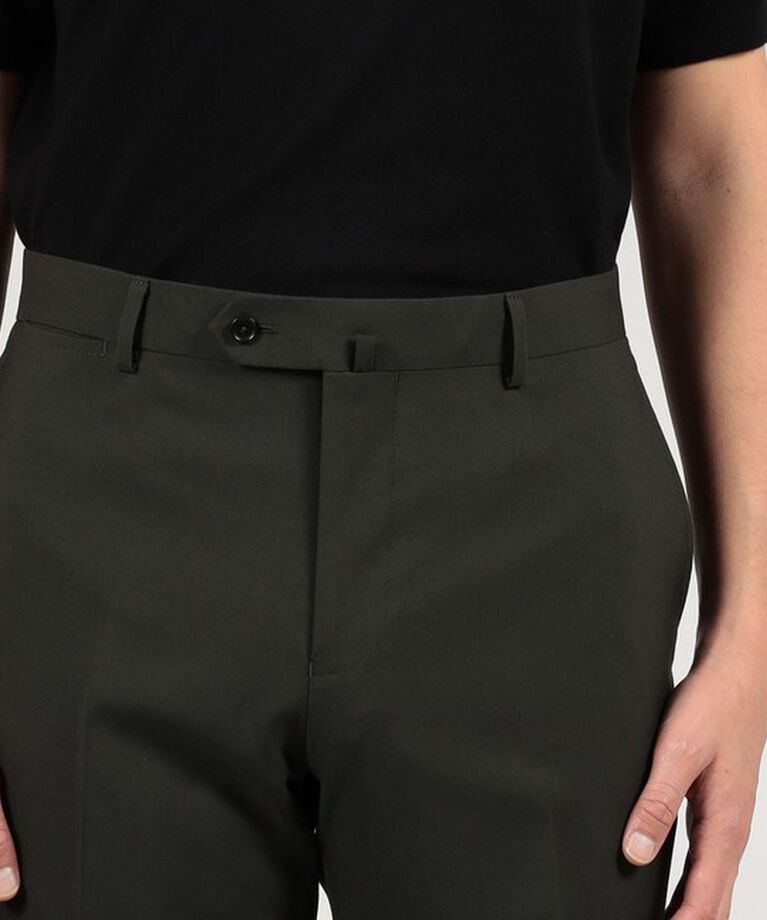 TOMORROWLAND MENS「Super130'sウール ノープリーツ スリムスラックス DRAGO」|スラックス|